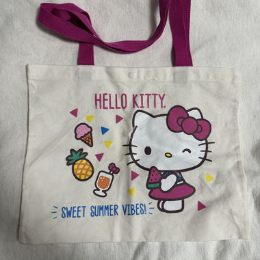 Hello Kitty Fabric Tote Bag 40x32 cm