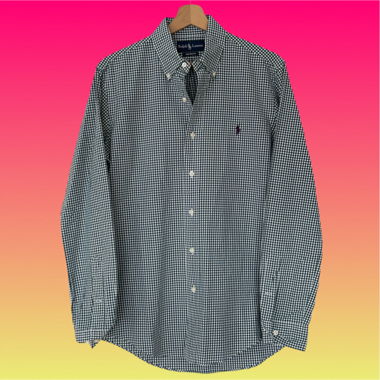 Camicia a quadri verde Ralph Lauren