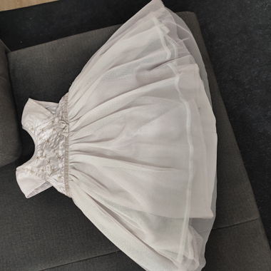 Baby Party Dress White Gr 86