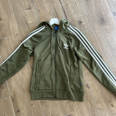 Felpa con cappuccio adidas con zip