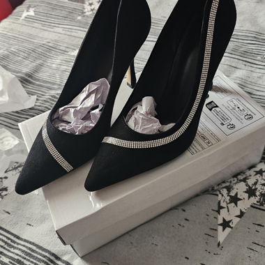 Escarpins noirs à talons hauts