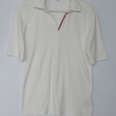 Tom Tailor Polo in Off-White M