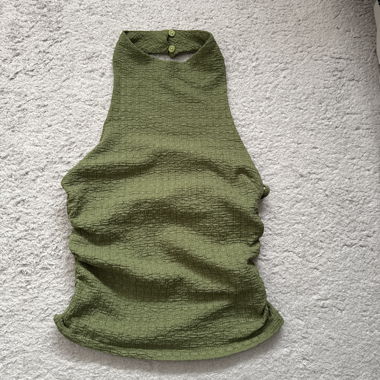 Neckholder Top Grün