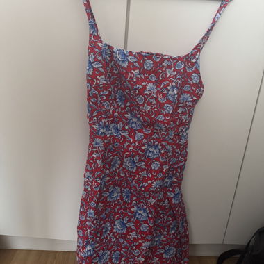 Robe Mango fleurie rouge