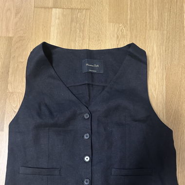 Leinen Weste/Vest - Massimo Dutti