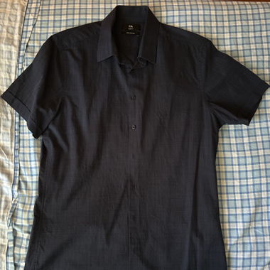 Chemise noire C&A manches courtes – Taille M