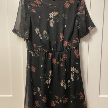 Black Floral Dress