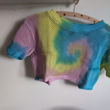 Tshirt Farbig gehäckelt  GRATIS VERSAND 