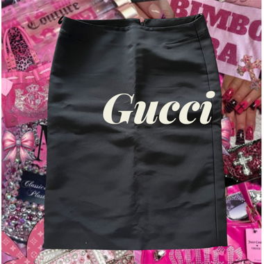 Jupe noire vintage Gucci