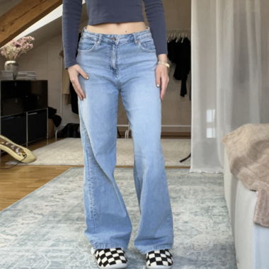 Blue Baggy Skater Jeans