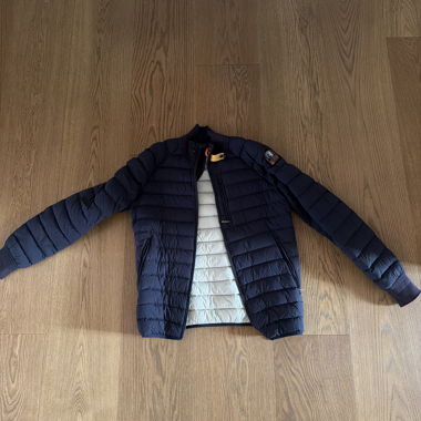 Navy quilted jacket