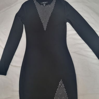 Schickes Abendkleid mit Glitzer