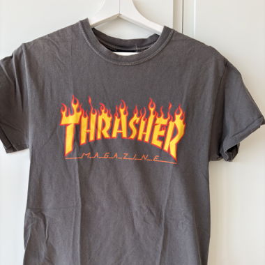 Thrasher grey t shirt 