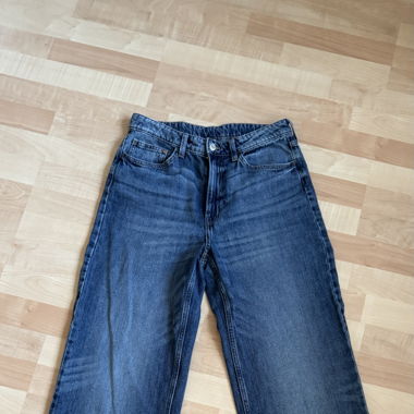 H&M Wide regular fit ultra high waist, Grösse 40