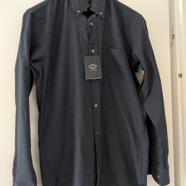 Chemise Paul & Shark bleue 38 neu Homme M