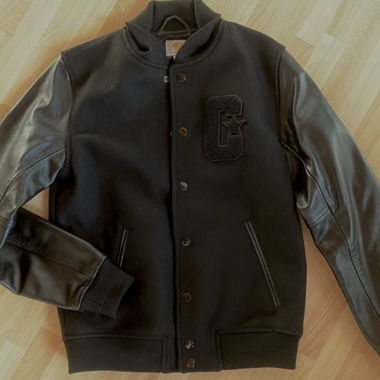 Veste varsity Carhartt cuir collège 
