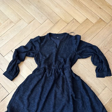 Gothic black longsleeve dress