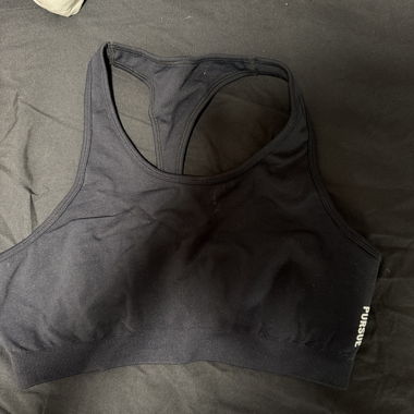 Brassière de sport noire pursue