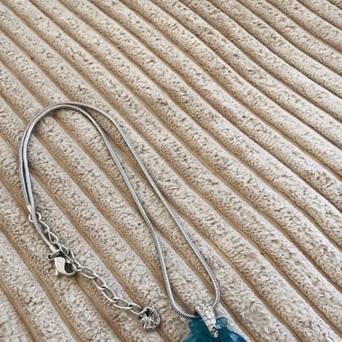 Blue Swarovski Necklace