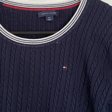 Pull bleu Tommy Hilfiger