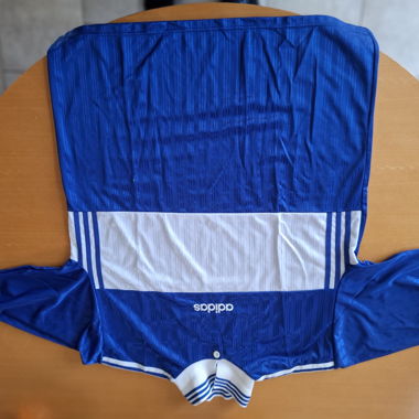Adidas T-shirt blue white XL