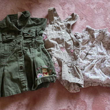 5 Baby-Kleider Set, Gr 68