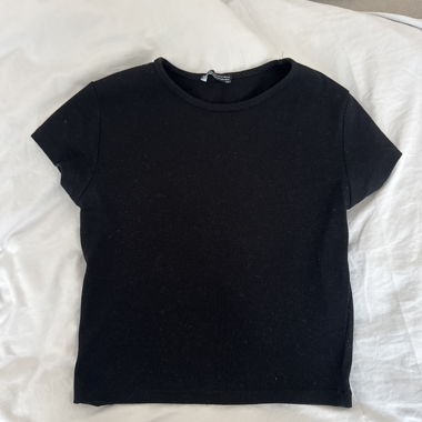 Top nero Bershka