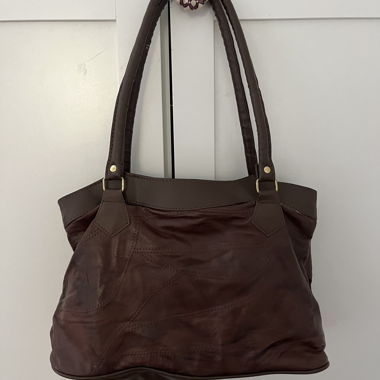 vintage brown autumn bag
