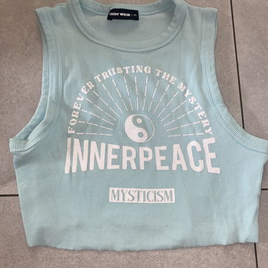 Top bleu clair 
