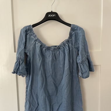 Denim mini dress