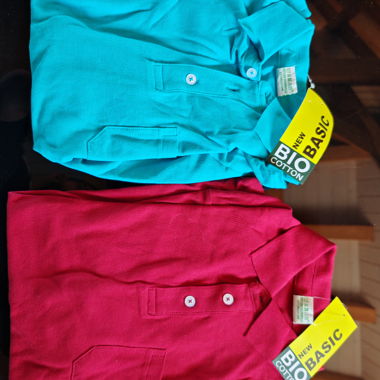 Lot de 2 polos bio