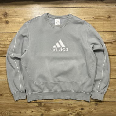 Felpa ricamata Vintage Adidas anni 00