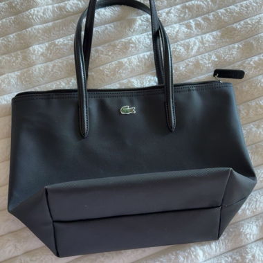 Borsa tote Lacoste nera