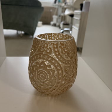 Dekorative Glasvase