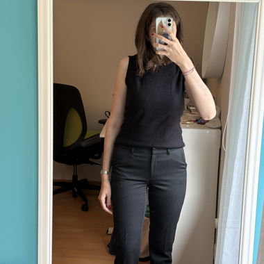Black Tristan trousers