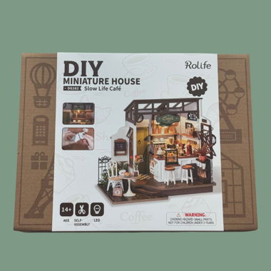 Casa in miniatura fai-da-te Rolife, Café, NUOVO