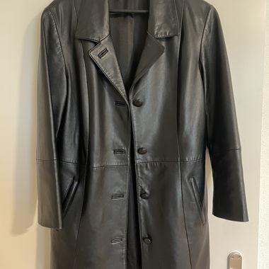 Leather coat