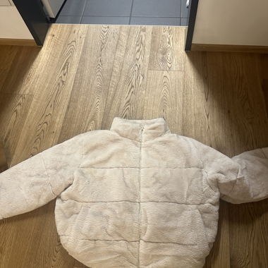 Beige fur jacket
