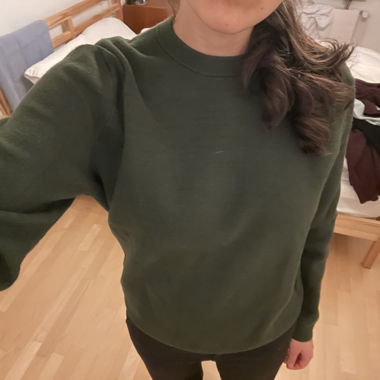 Maglione verde scuro
