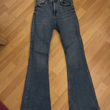 Dark Blue Flared Jeans