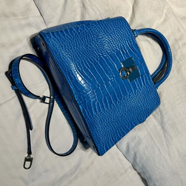 Guess blue handbag