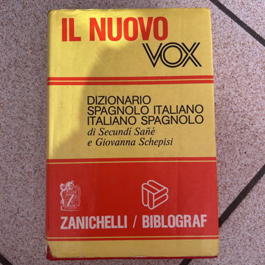 Dictionnaire Il Nuovo VOX espagnol-italien