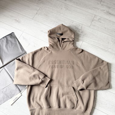 Fear of god Essentials Hoodie braun 