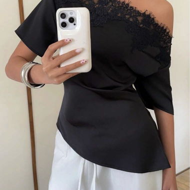 Black Lace Top