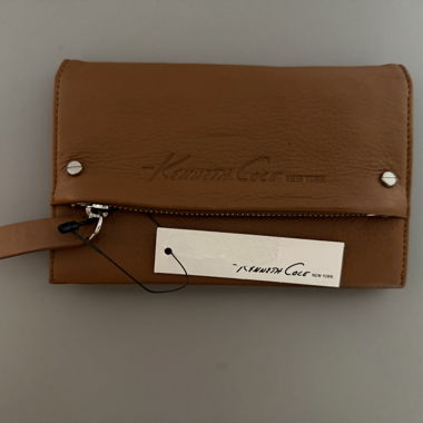 Portafoglio in pelle Kenneth Cole – Tan 