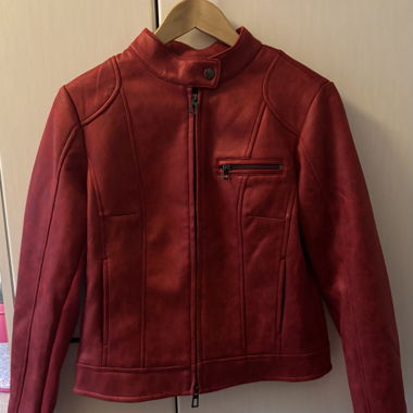 Desigual Jacke – Grösse S, Stylische Lederoptik