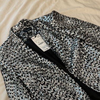 Blazer con paillettes Zara