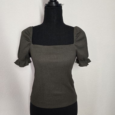 H&M T-Shirt Olivgrün