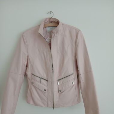 Leather Jacket Pink TCM size L
