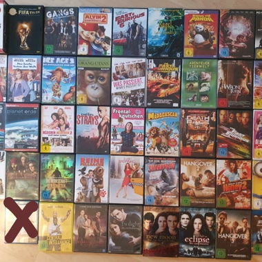 40 DVDs, 1 Blu-ray and 1 for PC in set